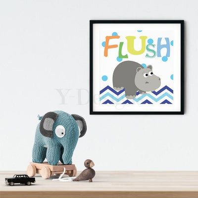 Flush - Hippo Fine Art