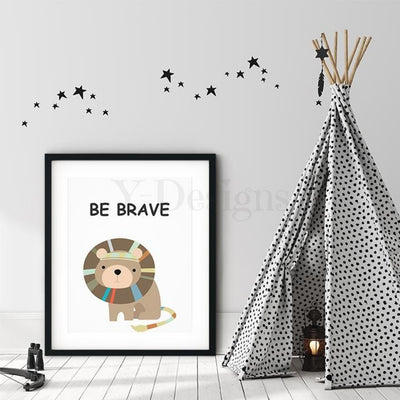 Tribal - Be Brave Fine Art