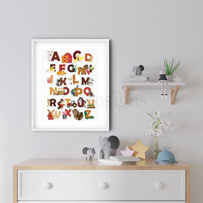 Farm Alphabet Fine Art