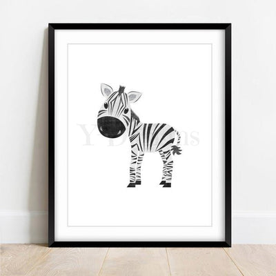 Parchment Zebra Fine Art